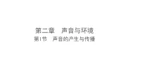 物理声音的产生与传播教课课件ppt