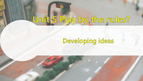 初中英语外研版（2024）八年级上册（2024）Developing ideas示范课课件ppt