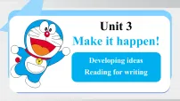 初中英语外研版（2024）八年级上册（2024）Developing ideas课文内容ppt课件
