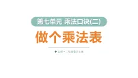 小学数学做个乘法表授课课件ppt
