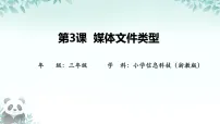 小学信息技术认识媒体类型集体备课课件ppt