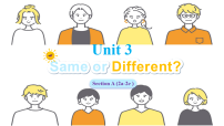 人教版（2024）八年级上册（2024）Unit 3 Same or Different? Section A 2a-2e公开课教学课件ppt