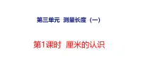 小学数学西师大版（2024）二年级上册（2024）第三单元 测量长度（一）教学课件ppt