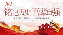 【通用】纪念抗战胜利80周年主题班会《铭记历史吾辈自强》（课件）