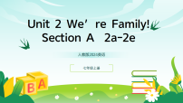 人教版（2024）七年级上册Unit 2 This is my sister. Section A图片课件ppt