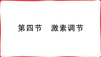 八年级上册（2024）第四节 激素调节习题ppt课件