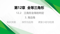 数学华东师大版（2024）3. 角边角教学ppt课件