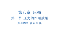 初中物理沪科版（2024）八年级全册（2024）压力的作用效果图片ppt课件