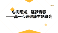 心向阳光，逐梦青春 课件--2025-2026学年高一上学期心理健康主题班会