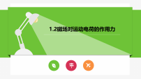 高中人教版 (2019)磁场对运动电荷的作用力示范课ppt课件