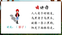 小学语文统编版（2024）一年级上册（2024）影子课前预习ppt课件