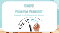英语八年级上册（2024）Unit 6 Plan for Yourself Section B 3a-3c教案配套ppt课件