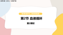 初中生物北师大版（2024）七年级下册（2024）血液循环教学ppt课件