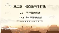 北师大版（2024）七年级下册（2024）平行线的性质说课课件ppt