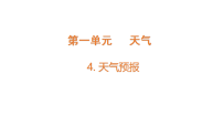 小学科学4 天气预报教学ppt课件