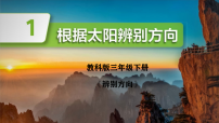 教科版（2024）三年级下册（2024）1.根据太阳辨别方向公开课课件ppt