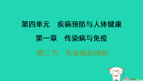 初中生物冀少版（2024）八年级上册（2024）第二节 传染病的预防习题ppt课件