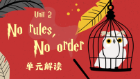 初中英语人教版（2024）七年级下册（2024）Unit 2 No Rules, No Order多媒体教学ppt课件