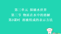 化学物质在水中的溶解习题课件ppt