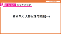 核心考点归纳   第四单元 人体生理与健康(一)-2026年中考生物二轮专题复习课件