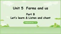 人教版PEP（2024）四年级下册（2024）Unit 5 Farms and usPart B教案配套课件ppt