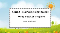 英语四年级下册（2024）Unit 3 Everyone's got talent!教学演示ppt课件