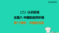 福建省2025中考地理1基础梳理篇主题8中国的自然环境第17课时中国的河流讲课件（含答案）