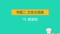 辽宁省2025中考语文专题二文言文阅读课标22篇文言文知识梳理及训练19陋室铭练课件