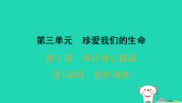 初中人教版（2024）爱护身体习题ppt课件