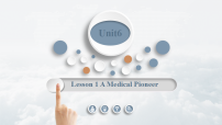 高中英语北师大版 (2019)必修 第二册Lesson 1 A Medical Pioneer图文课件ppt