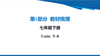 九年级中考英语一轮复习七年级下册-Units 5~8课件