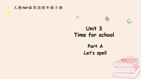 小学人教版PEP（2024）Part A教案配套ppt课件