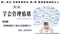 人教版(2024)七年级下册(2024)学会管理情绪课文配套ppt课件