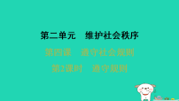 政治 (道德与法治)八年级上册（2024）第四课 遵守社会规则习题ppt课件