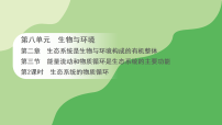 济南版（2024）八年级下册（2024）第三节 能量流动和物质循环是生态系统的主要功能课堂教学ppt课件