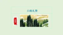 初中语文人教部编版（2024）八年级上册（2024）16 白杨礼赞/茅盾备课ppt课件