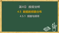 数学八年级下册（2024）4.5 数据的频数分布说课课件ppt
