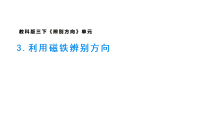 科学三年级下册（2024）3.利用磁铁辨别方向教学ppt课件