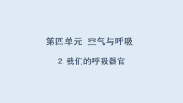 小学科学大象版（2024）三年级下册（2024）2  我们的呼吸器官课文配套ppt课件