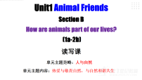 人教版（2024）七年级下册（2024）Unit 1 Animal friends授课课件ppt