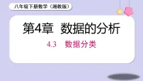 湘教版（2024）八年级下册（2024）4.3 数据分类课堂教学课件ppt