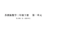 苏教版（2024）二年级下册（2024）一 厘米和米教学ppt课件