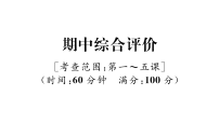 初中道德与法治新人教版八年级下册期中综合评价作业课件（放映显示答案）（2026春）