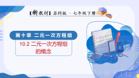 初中数学苏科版（2024）七年级下册（2024）二元一次方程组的概念教学课件ppt
