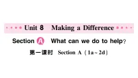 人教版（2024）八年级下册（2024）Section A作业ppt课件
