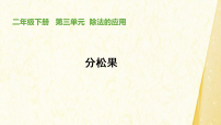 小学数学北师大版（2024）三年级下册（2024）第四单元 整数除法（一）分松果课文内容ppt课件