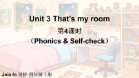 小学英语外研版join in（2024）四年级下册（2024）Unit 3 That's my room教学演示ppt课件