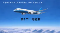 沪科版（五四制）(2024)九年级下册（2024）第1节 电磁波背景图课件ppt