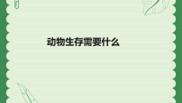 小学科学苏教版（2024）二年级下册（2024）11 动物生存需要什么​集体备课课件ppt