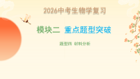 2026年中考生物备考复习课件：模块二 重点题型突破 题型四 材料分析（1-2）